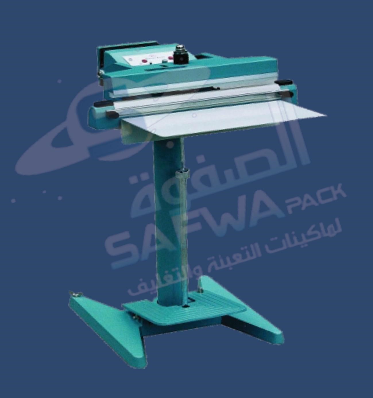 Foot-operated bag sealing machine (metal jaw - direct heating)